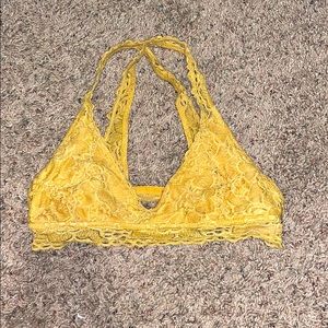 Yellow Lace Bralette Rue21! Size S